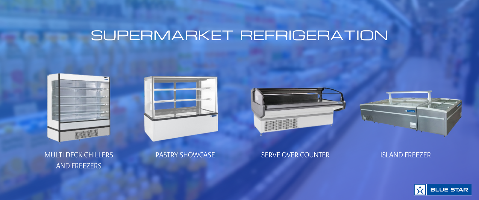 Supermarket refrigerators